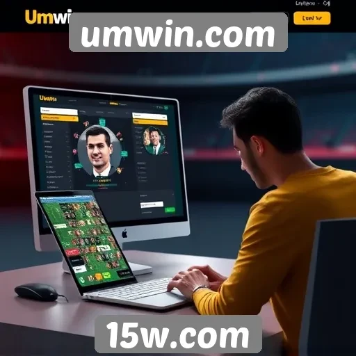 experiência de usuário no site umwin.com
